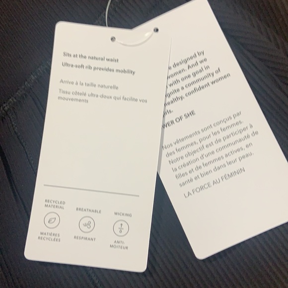 ATHLETA Salutation Rib Jogger Black NWT - Picture 3 of 4